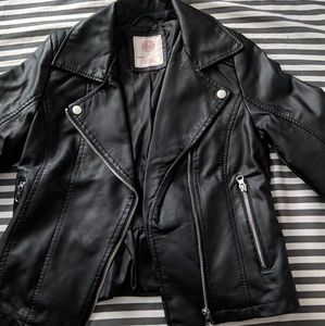 Faux Leather Jacket
